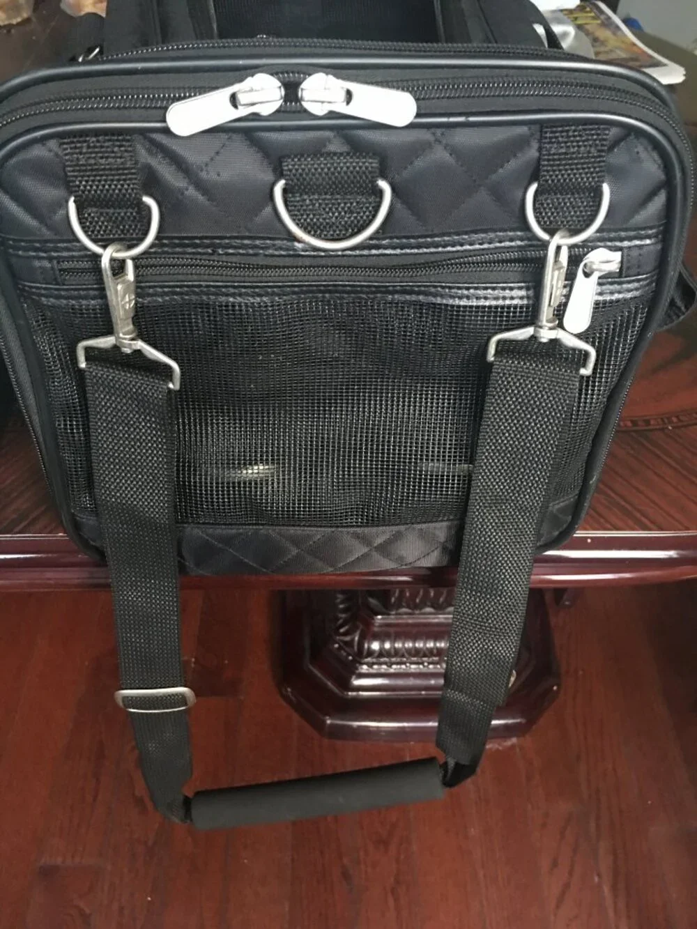 Sherpa Pet Carrier Airline Approved with Wheels, Spring Frame- Cat & Dog Carrier